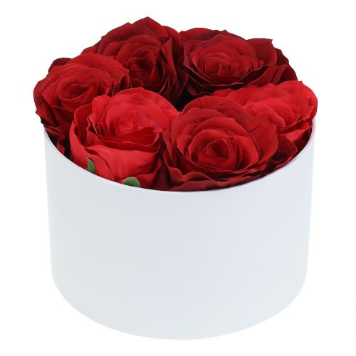 Product Flower box Flowerbox white round Ø14cm - Ø16cm 2pcs