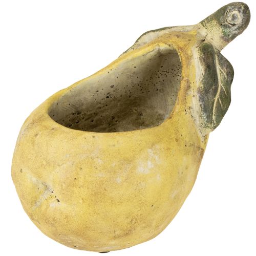 Decorative pear concrete planter autumn decoration 19×12.5×15.5cm