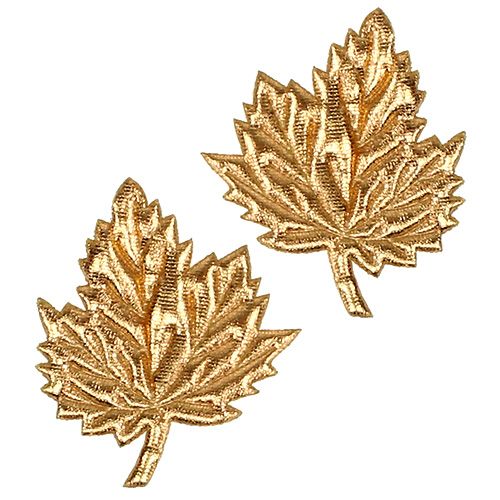 Floristik24 Decorative leaves of silk 5cm gold 60pcs