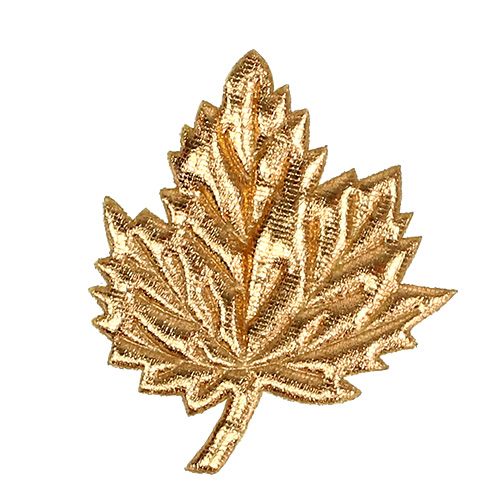 Floristik24 Decorative leaves of silk 5cm gold 60pcs