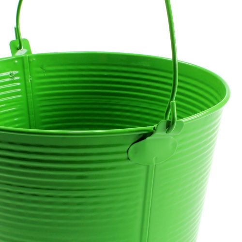 Product Decorative bucket green Ø17,5cm H17cm