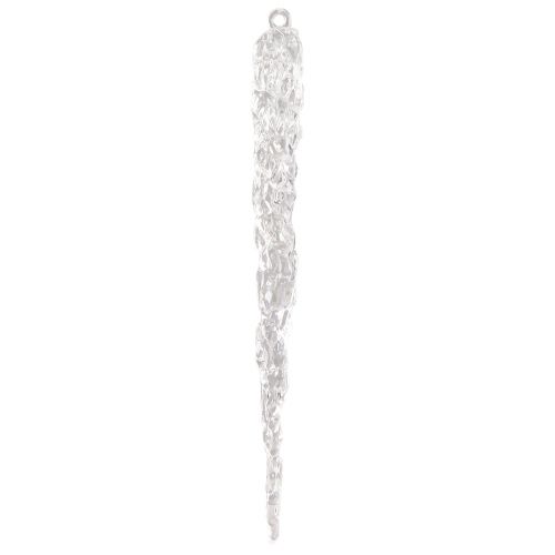 Product Decorative icicles for hanging winter decoration clear 18.5cm 3pcs