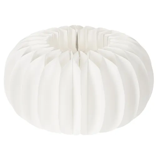 Paper Honeycomb Pumpkin Decoration White 24cm with Inner Hollow – Set of 4 buy online | Floristik24.co.uk