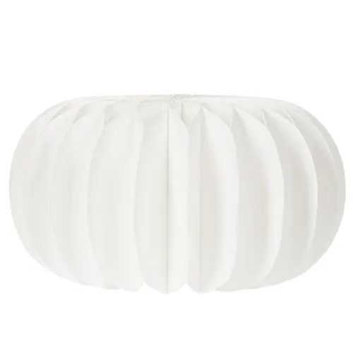 Paper Honeycomb Pumpkin Decoration White 24cm with Inner Hollow – Set of 4 | Floristik24.co.uk