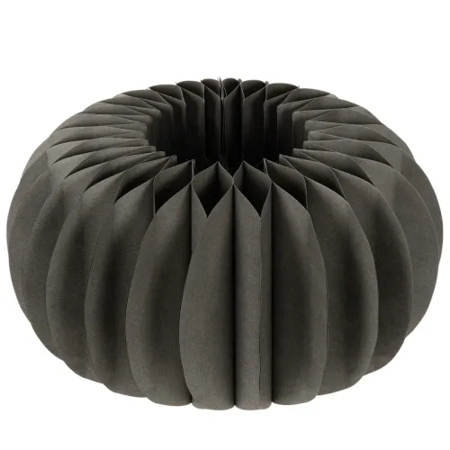 Round Black Honeycomb Paper Pumpkin Decoration 34cm for Halloween and Autumn – Set of 2 buy online | Floristik24.co.uk
