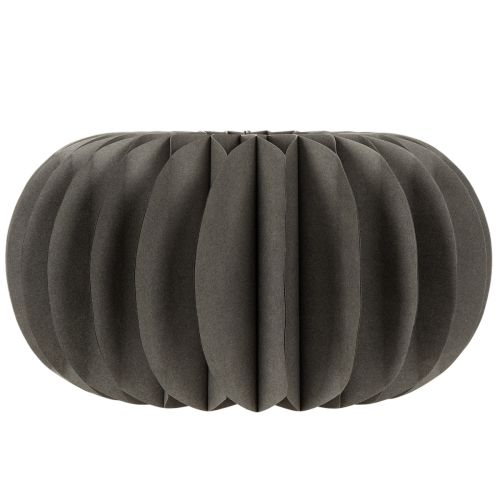 Round Black Honeycomb Paper Pumpkin Table Decoration 34cm Set of 2 | Floristik24.co.uk