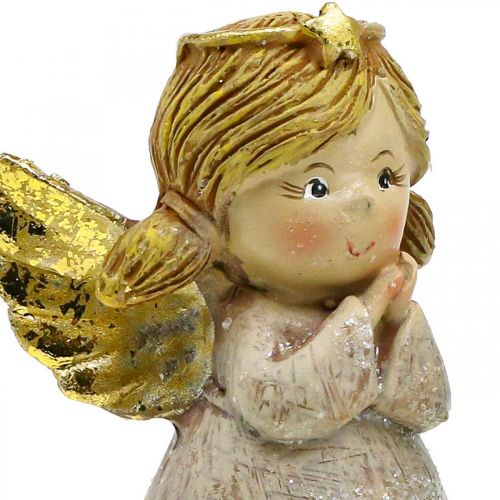 Floristik24 Deco angel Christmas angel angel figure angel pair H10cm 2pcs