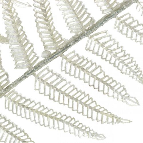 Product Deco fern artificial plant fern leaf artificial fern white L78cm