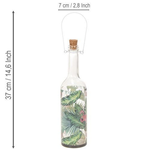 Deco bottle LED flamingo 37.5cm warm white 2pcs | Floristik24.co.uk