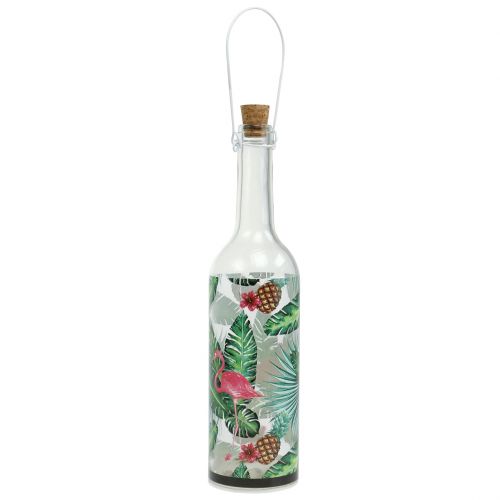 Product Deco bottle LED flamingo 37.5cm warm white 2pcs
