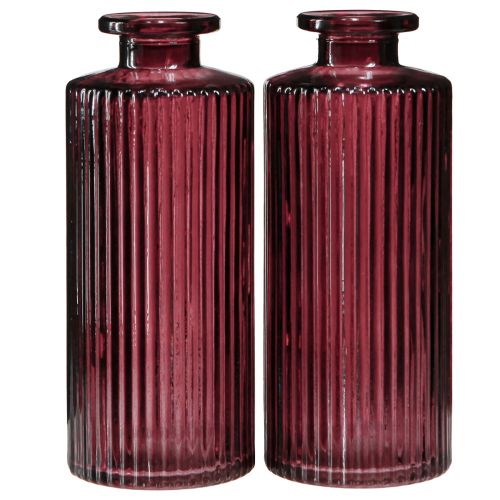 Product Decorative Bottles Glass Retro Mini Vases Berry H13cm 6 pcs