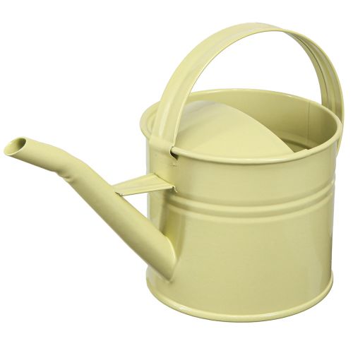 Decorative Watering Can Metal Small Green-Yellow 28x13x17cm 1.25l