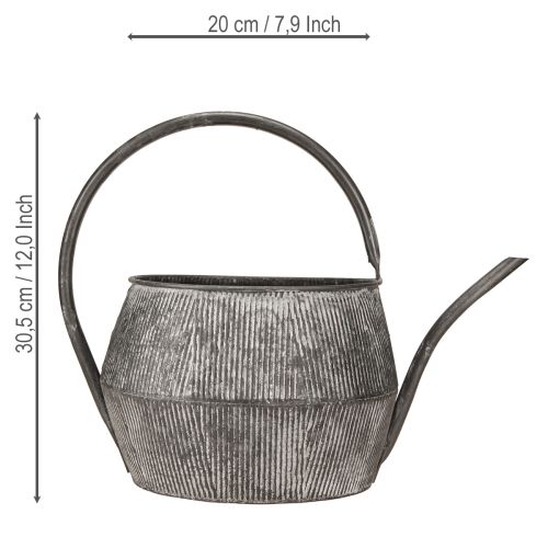 Product Decorative watering can metal teapot black 39×25×30.5cm