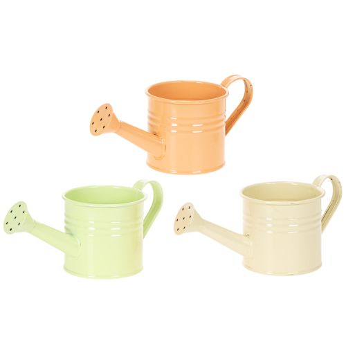 Product Decorative Watering Can Planter Set, Metal, 8-Piece, Multicolored, 16.5x7cm - Ideal Plant Containers for Balcony & Kitchen