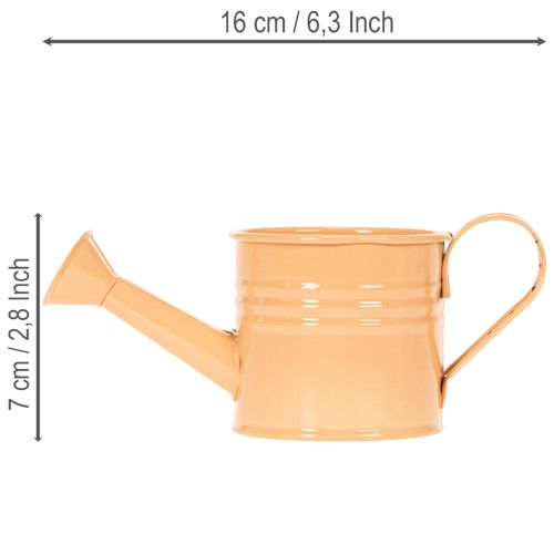Decorative Watering Can Planter Set, Metal, 8-Piece, Multicolored, 16.5x7cm - Ideal Plant Containers for Balcony &amp; Kitchen | Floristik24.co.uk