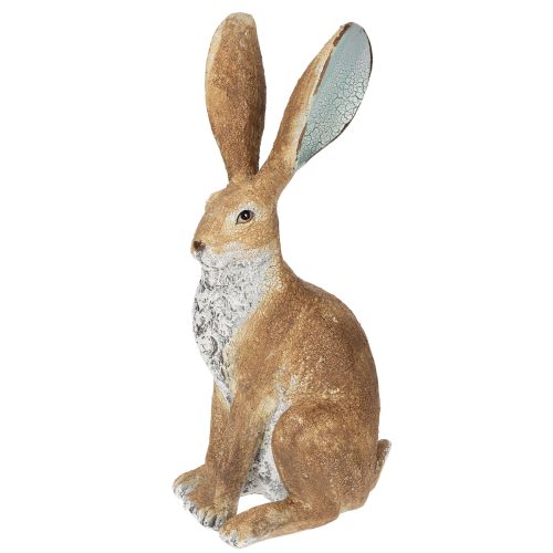 Decorative rabbit figurine for springtime home accents, 32cm, 2 pieces