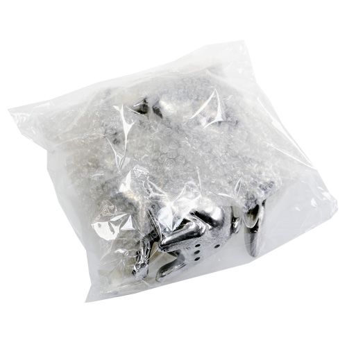 Floristik24 Decorative rabbit silver 15cm 2pcs