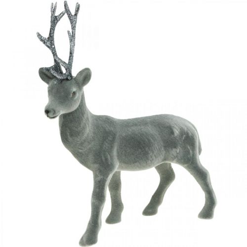 Floristik24 Decorative deer decorative figure decorative reindeer anthracite H28cm