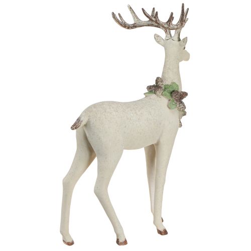 Product Decoration deer standing vintage Christmas 30x15,5x48,5cm