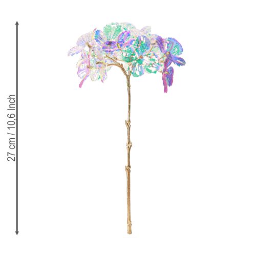 Product Decorative Hydrangea iridescent artificial flower Christmas 27cm 4 pcs