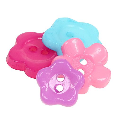 Floristik24 Decorative buttons colored Ø1,2cm - 1,5cm 270pcs