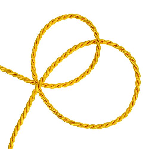 Product Deco cord in yellow 4mm 25m