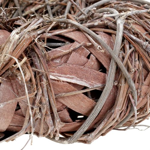 Floristik24 Decorative wreath nature Ø33cm washed white