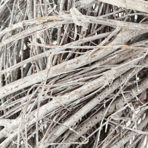 Product Decorative wreath large elm branches white-grey washed Ø50cm
