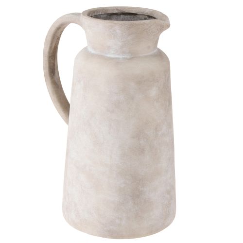 Decorative jug decorative jug ceramic in beige Ø16cm H29cm