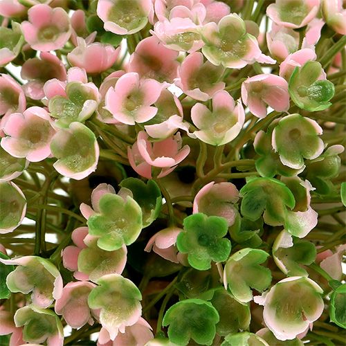 Product Mini decorative ball pink-green artificial Ø10cm 1 pc
