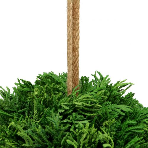 Floristik24 Artificial plant ball for hanging green Ø20cm