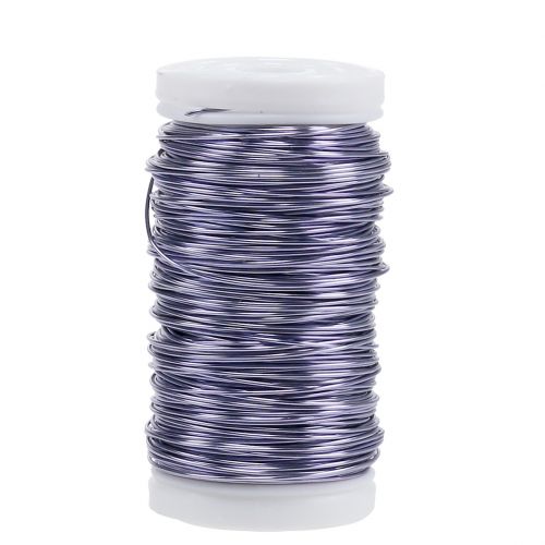 Floristik24 Deco Enameled Wire Lilac Ø0.50mm 50m 100g