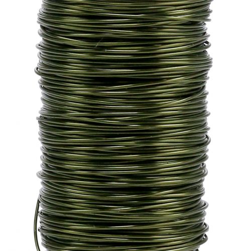 Product Deco Enamelled Wire Olive Green Ø0.50mm 50m 100g