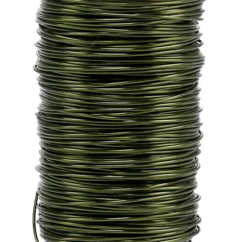 Product Deco Enamelled Wire Olive Green Ø0.50mm 50m 100g