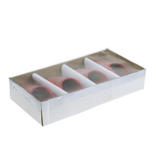 Decorative slippers 13cm red 4pcs | Floristik24.co.uk