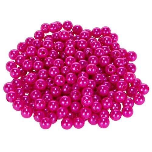 Pink Plastic Craft Beads, 8 mm, 250 Pack for Home Decor and Jewellery Making buy online | Floristik24.co.uk