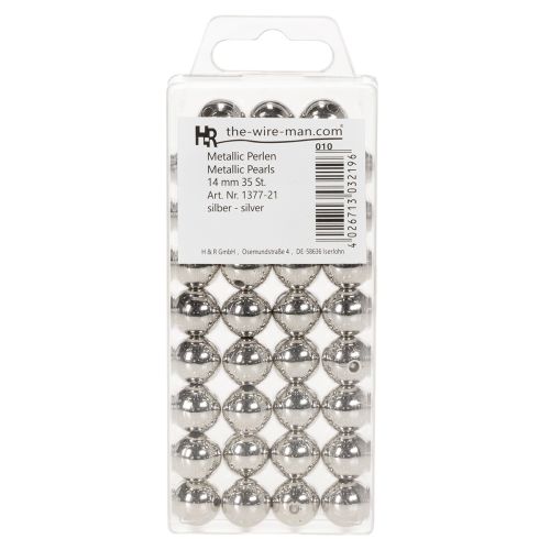 Silver Metallic Plastic