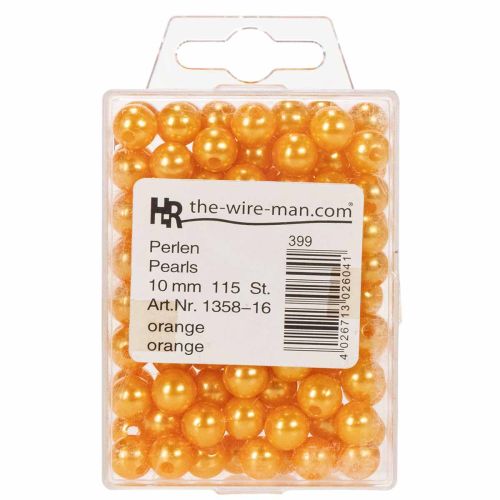 Decorative Beads Ø10mm Orange