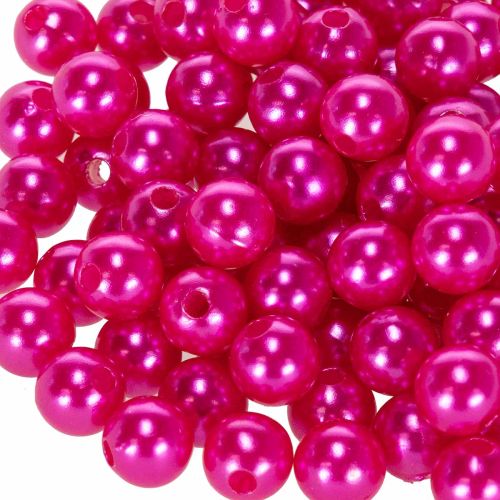 Decorative Beads Ø10mm Pink 115 pcs | Floristik24.co.uk