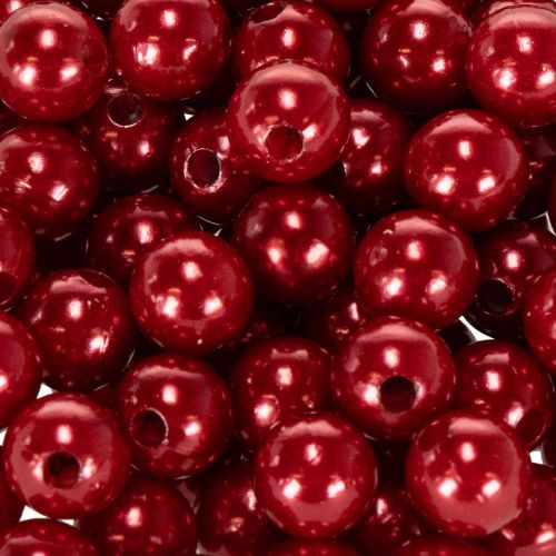 Decorative Beads Ø10mm Red 115 pcs | Floristik24.co.uk