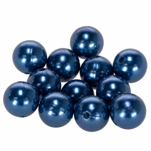 Decorative Beads Ø2cm Blue 12 pcs buy online | Floristik24.co.uk