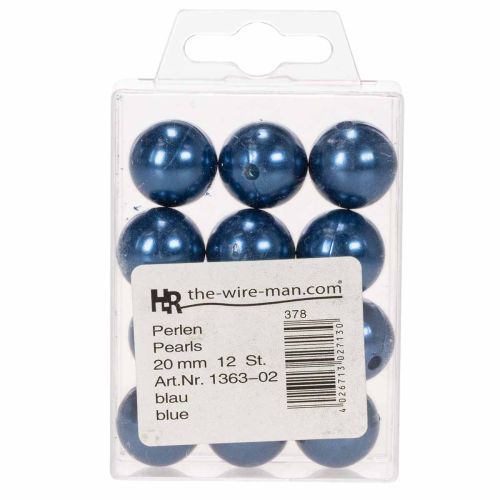 Decorative Beads Ø2cm Blue 12