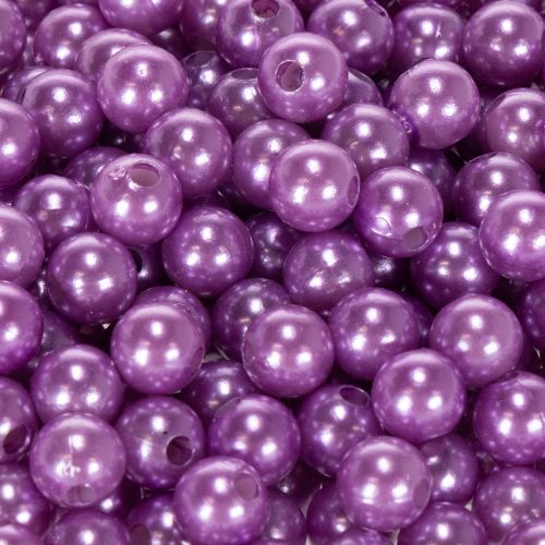 Decorative beads Ø8mm Violet 250 pcs | Floristik24.co.uk