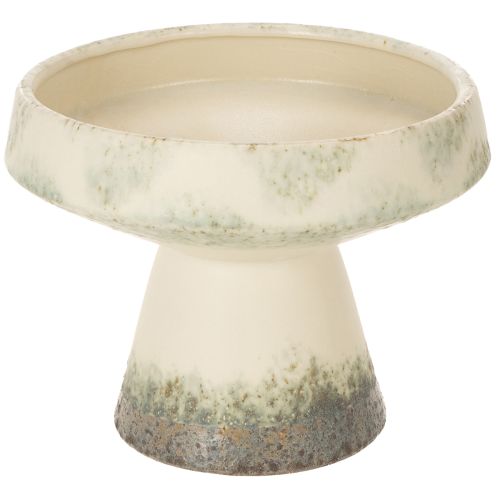 Decorative bowl ceramic bowl cream grey green Ø20cm H16cm buy online | Floristik24.co.uk