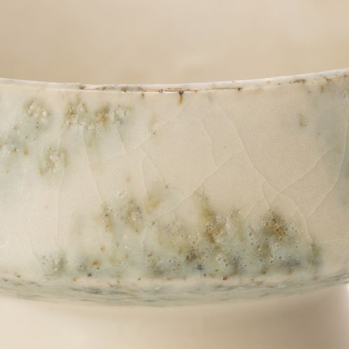 Decorative bowl ceramic bowl cream grey green Ø20cm H16cm | Floristik24.co.uk
