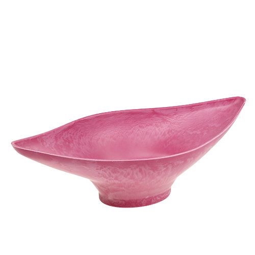 Floristik24 Deco bowl Pink 34cm x 17,5cm H10cm, 1pc