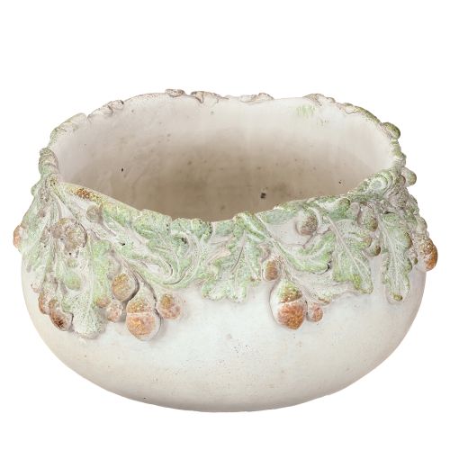 Decorative bowl cast stone acorns plant bowl Ø20cm H10cm