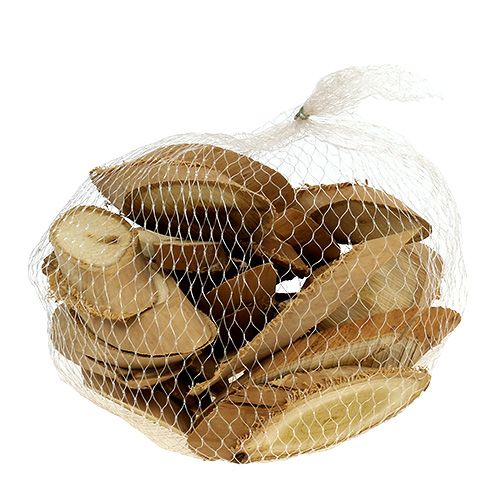 Floristik24 Decorative discs made of wood oval 9-12cm 500g