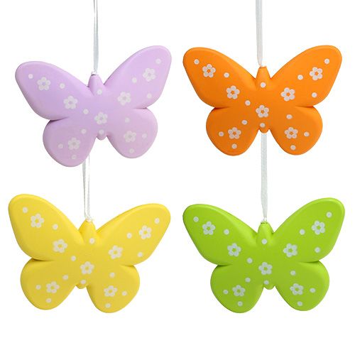 Floristik24 Decorative butterflies multicolored 11.5cm 5pcs