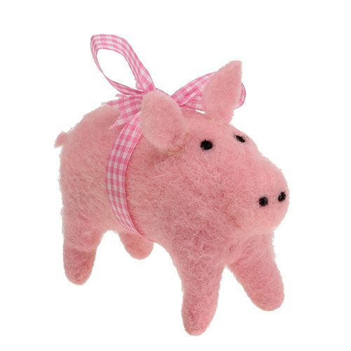 Floristik24 Decorative pig pink 11.5cm 4pcs